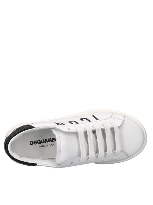 Sneakers in pelle DSQUARED2 | 80312 GINEVRABIANCO-NERO